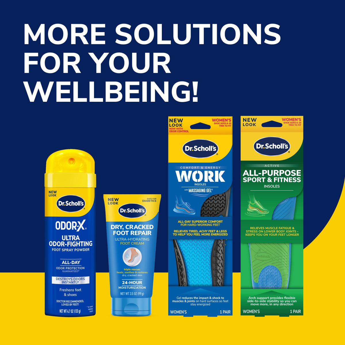 Energizing Comfort with Massaging Gel® Insoles