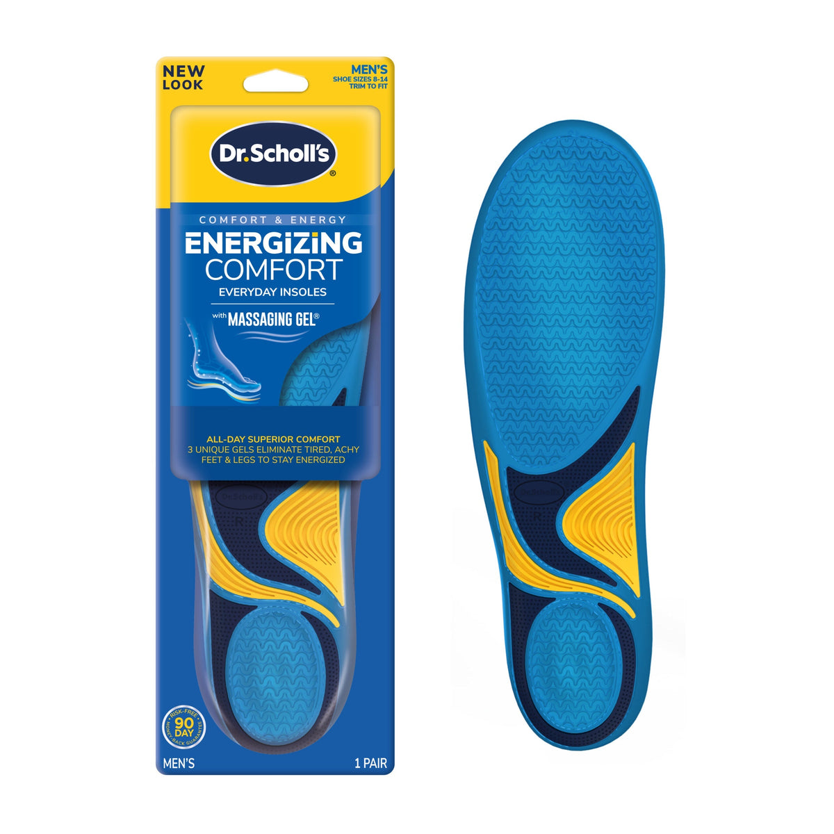 Energizing Comfort with Massaging Gel® Insoles